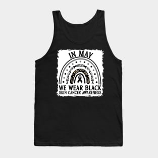 In May We Wear Black Skin Cancer Awareness Tank Top